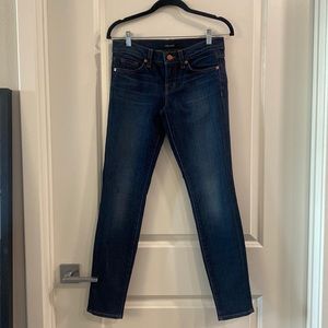 J Brand Dark Wash Low-rise Skinny Jeans